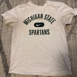 Nike White Michigan State Spartans Tee